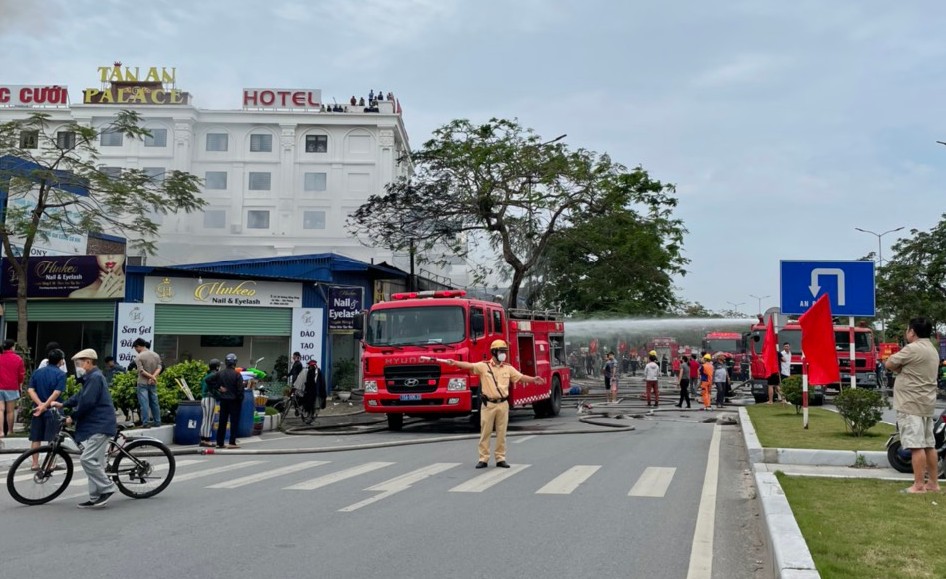 Thông tin về vụ cháy số 21 đường Hồng Bàng, phường Sở Dầu, quận Hồng bàng, TP Hải Phòng